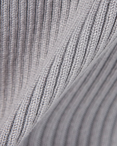 INGNI（イング） フロントギャザーニット ｸﾞﾚｰ