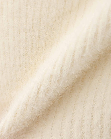 INGNI(イング) フェザークロスニット アイボリー