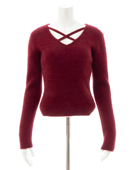 INGNI（イング） フェザークロスニット ﾎﾞﾙﾄﾞｰ