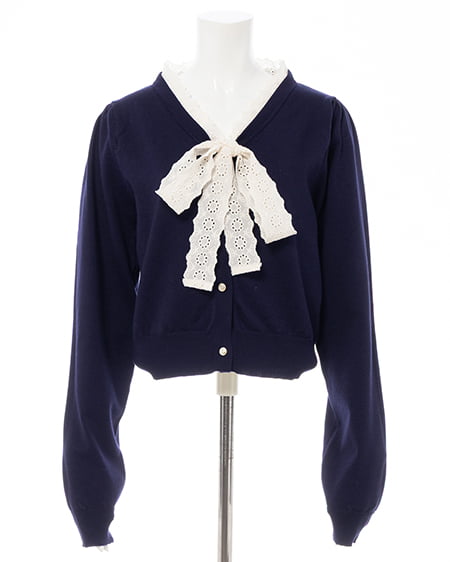 INGNI（イング） レースボウタイニット ｺﾝ