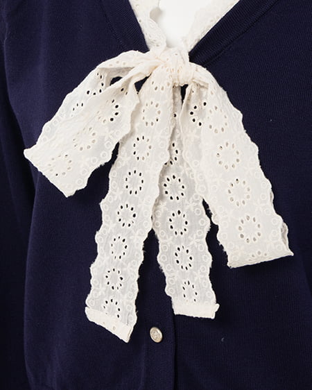 INGNI（イング） レースボウタイニット ｺﾝ