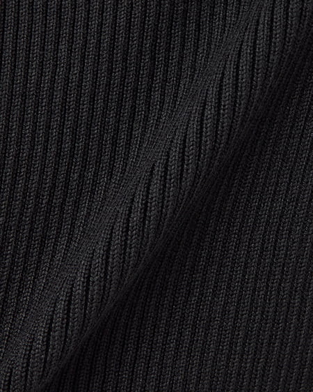 INGNI（イング） 両肩リボンスリットニット ｸﾛ