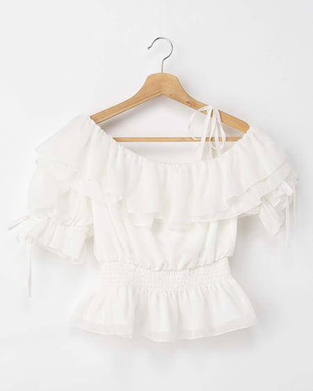 【WEB限定】ワンショルブラウス