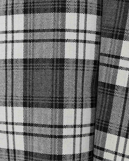 INGNI(イング) チェック柄シャツドッキングプリーツミニワンピース グレー/チェック