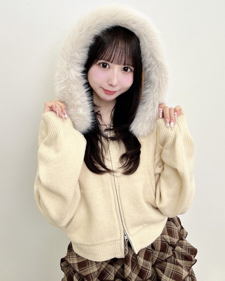 【リバイバル／WEB限定】エコファー付ニットパーカー