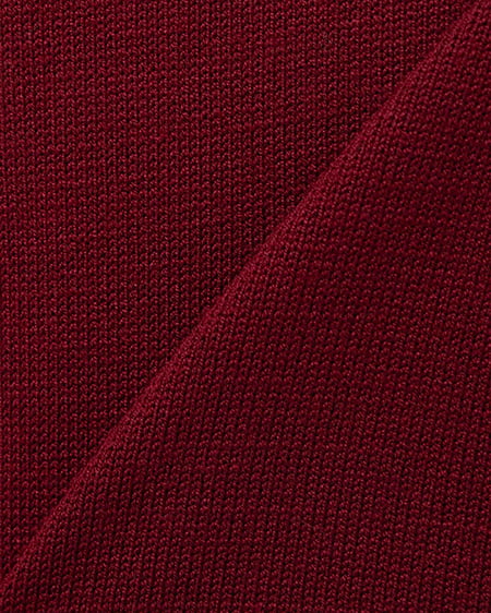 INGNI(イング) アーガイルシャツドッキングレイヤードニット ボルドー