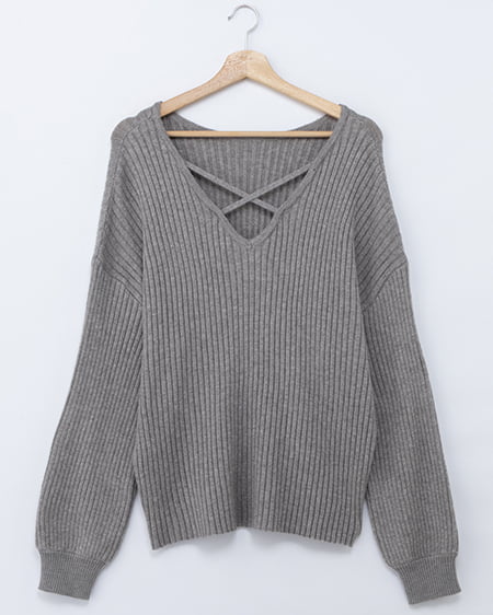 【WEB限定】【9／29 2時までの限定価格】クロスリブニット
