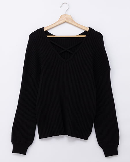 【WEB限定】【9／29 2時までの限定価格】クロスリブニット