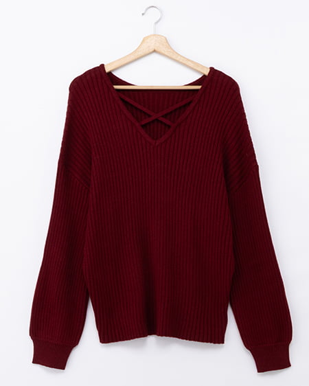 【WEB限定】【9／29 2時までの限定価格】クロスリブニット