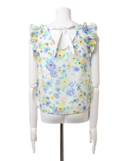 INGNI（イング） オパール水彩花TOPS ｲｴﾛｰ/ﾊﾅ