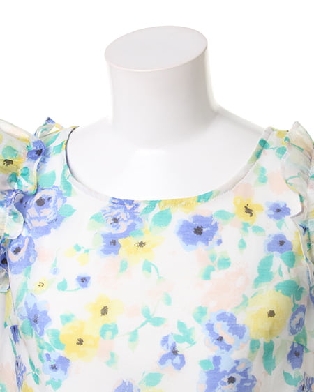 INGNI（イング） オパール水彩花TOPS ｲｴﾛｰ/ﾊﾅ