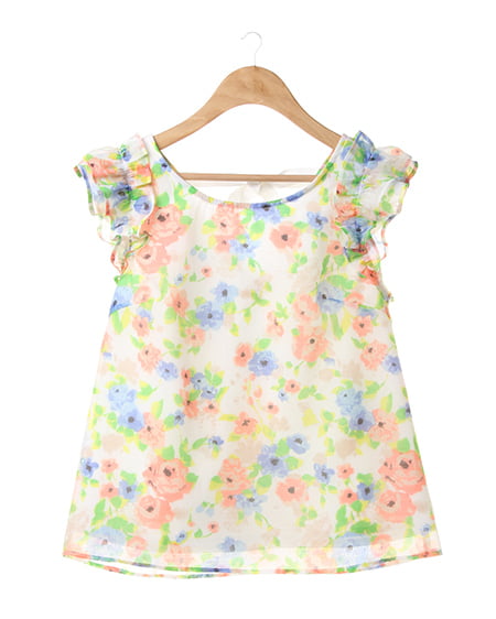 INGNI(イング) オパール水彩花TOPS ﾋﾟﾝｸ/ﾊﾅ