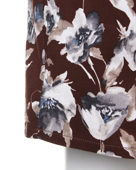 INGNI（イング） 花柄タックコクーンスカート ﾎﾞﾙﾄﾞｰ