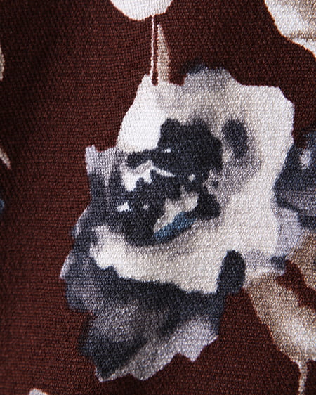 INGNI（イング） 花柄タックコクーンスカート ﾎﾞﾙﾄﾞｰ