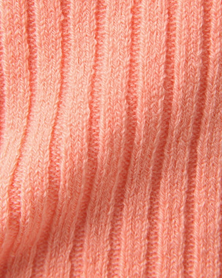 INGNI（イング） 衿ビジューリブニット長袖 ﾋﾟﾝｸ/ｵﾚﾝｼﾞ