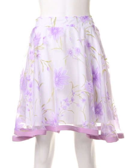 オーガンジー花スカート｜allamanda(アラマンダ) 公式通販｜INGNI STORE