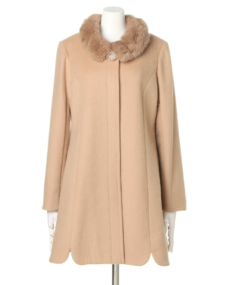 ノーカラーAラインコート｜allamanda(アラマンダ) 公式通販｜INGNI STORE 