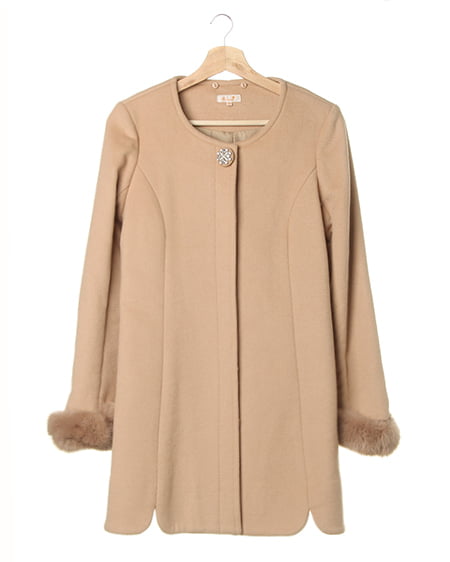 ノーカラーAラインコート｜allamanda(アラマンダ) 公式通販｜INGNI STORE 