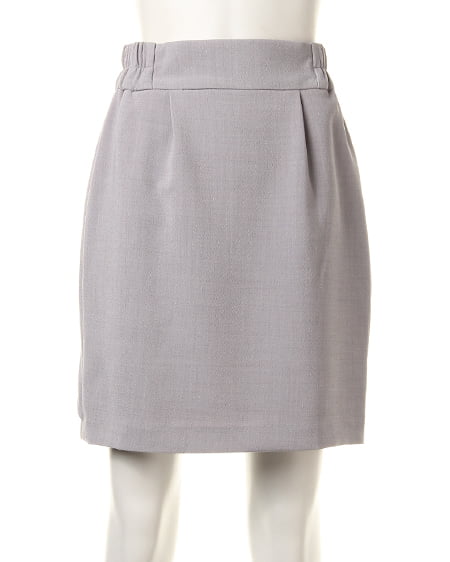 INGNI(イング) Backラッフルリボンタイトスカート グレー