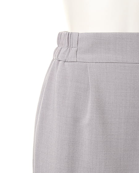 INGNI(イング) Backラッフルリボンタイトスカート グレー