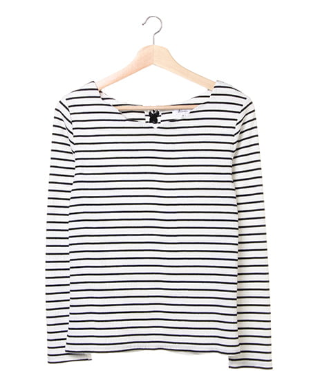 スカラップ長袖TOPS