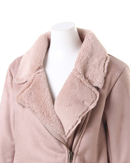 INGNI(イング) ボンディングライダース ピンクベージュ