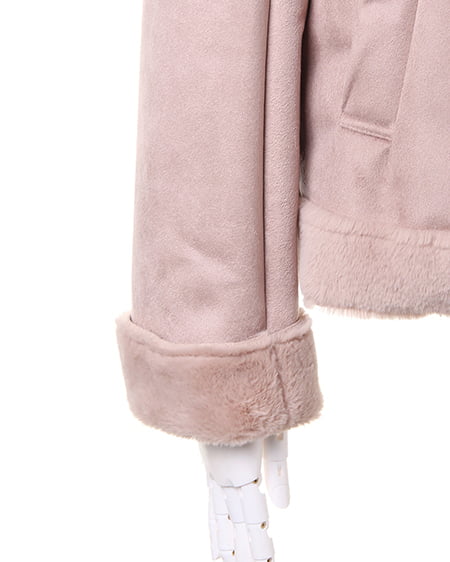 INGNI(イング) ボンディングライダース ピンクベージュ