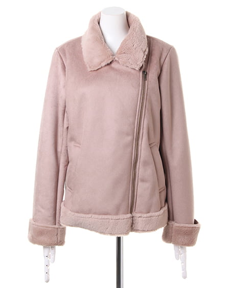 INGNI(イング) ボンディングライダース ピンクベージュ