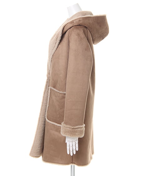 INGNI（イング） ボンディングフーディガン ｷｬﾒﾙ