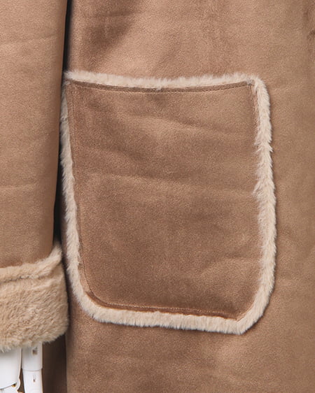 INGNI（イング） ボンディングフーディガン ｷｬﾒﾙ