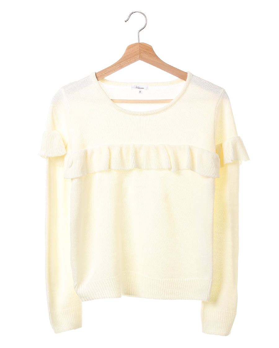 新品未使用さえらアキアカネフリフリ可愛いかごクリーム色 フリル横34㎝縦15㎝ 新品未使用さえらアキアカネフリフリ可愛いかごクリーム色