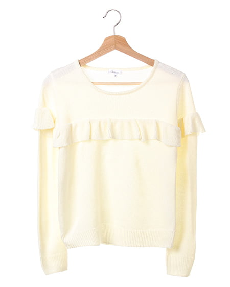 胸フリルニットTOPS｜allamanda(アラマンダ) 公式通販｜INGNI STORE