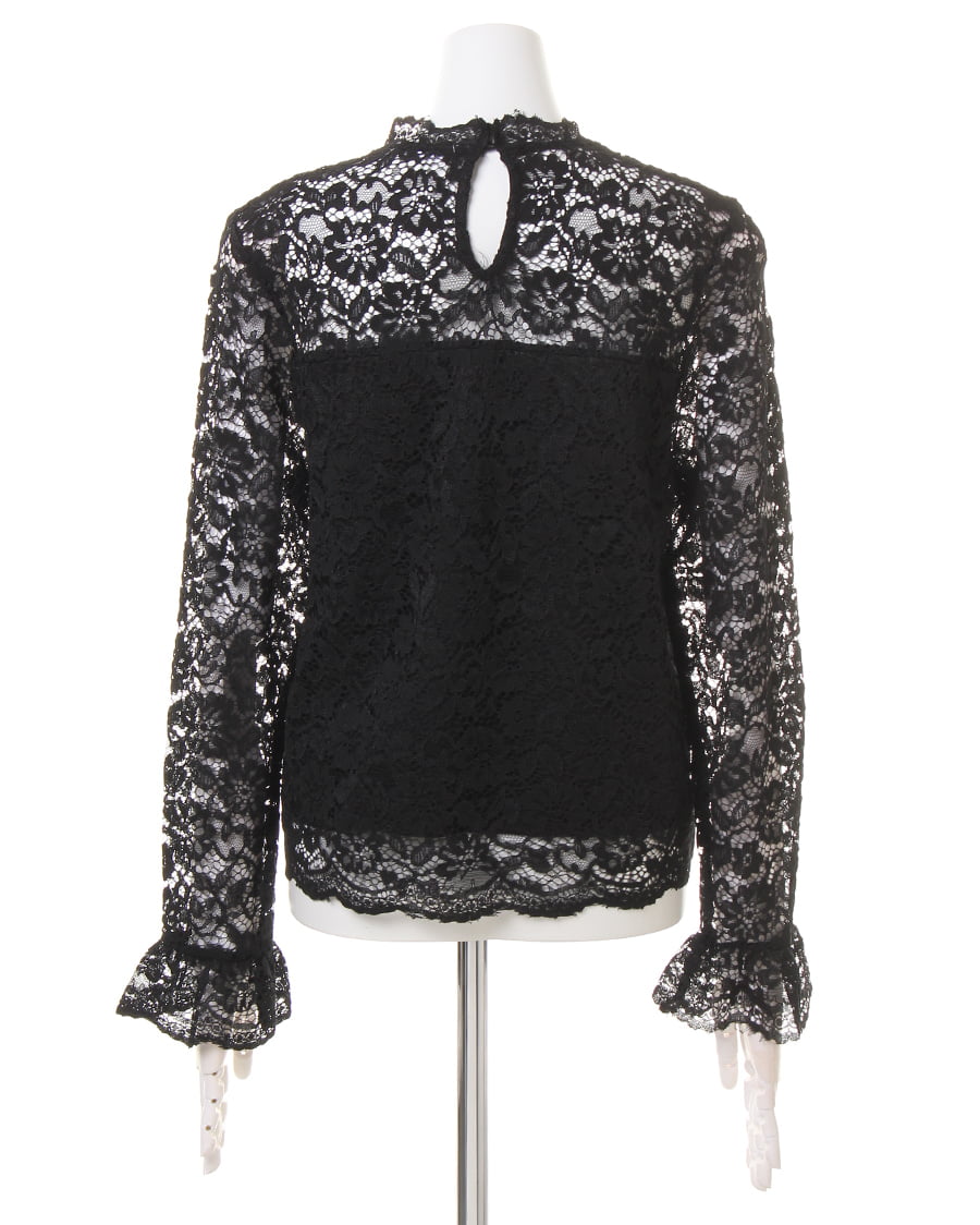 プチハイネックレース長袖トップス｜allamanda(アラマンダ) 公式通販