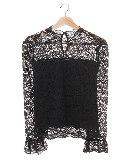 プチハイネックレース長袖トップス｜allamanda(アラマンダ) 公式通販