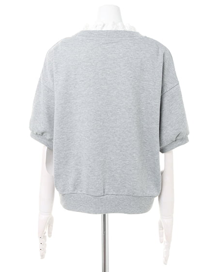 INGNI（イング） レースレイヤードトップス ｸﾞﾚｰ