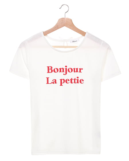 INGNI(イング) BonjourロゴTシャツ