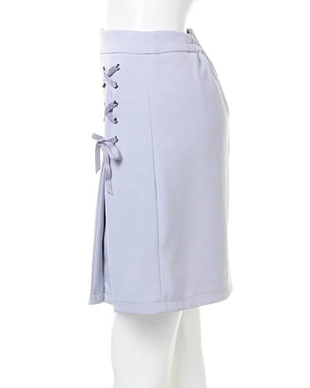 INGNI（イング） サイドレースUP台形スカート ｻｯｸｽ