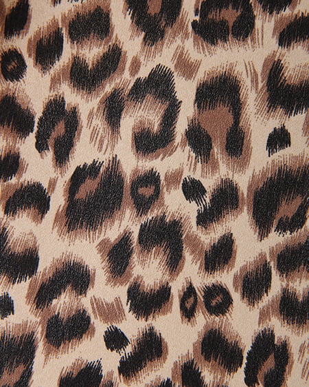 INGNI(イング) ヒョウ柄ロングスカート ベージュ