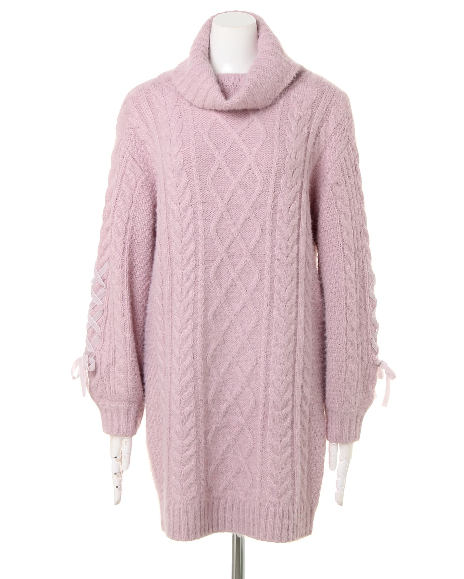 Aroinda ワンピース 袖レースUPオフタートルニットワンピース｜allamanda(アラマンダ) 公式