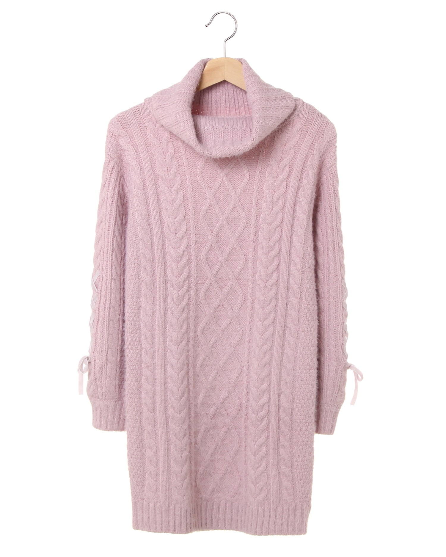 Aroinda ワンピース rienda | アーガイルバイカラーカーディガンセットニット