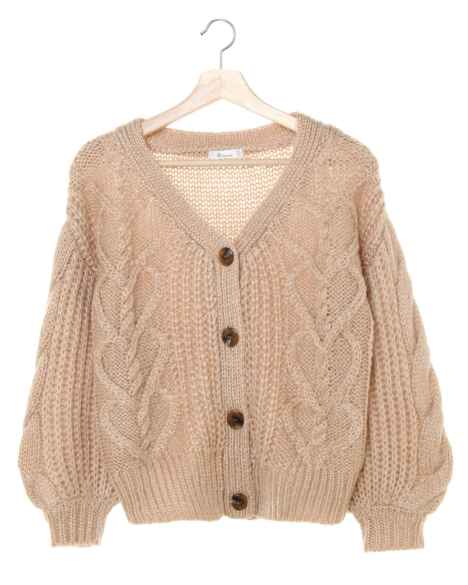 ハートモチーフ編み／カーディガン｜allamanda(アラマンダ) 公式通販