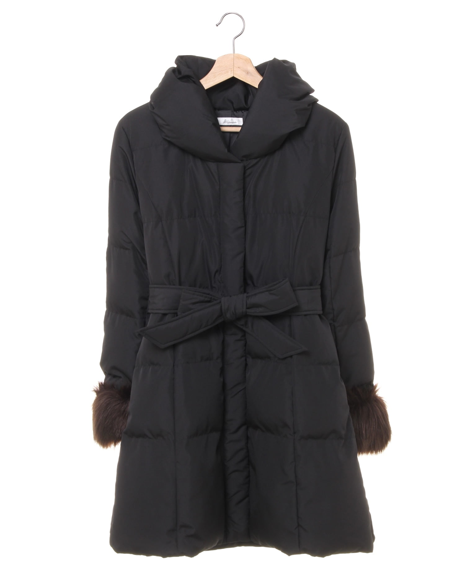 袖口ファー／ショール襟エコダウンコート｜allamanda(アラマンダ) 公式