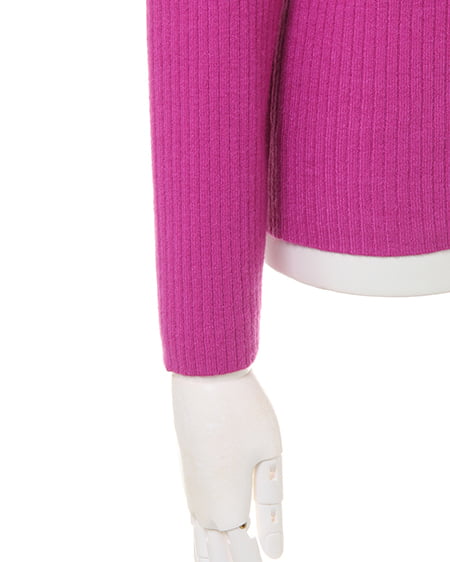 INGNI（イング） 装飾付ハイネックトップス ﾗﾍﾞﾝﾀﾞｰ/ﾋﾟﾝｸ