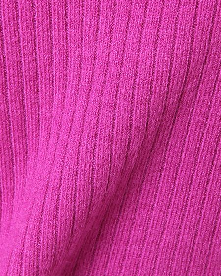 INGNI（イング） 装飾付ハイネックトップス ﾗﾍﾞﾝﾀﾞｰ/ﾋﾟﾝｸ