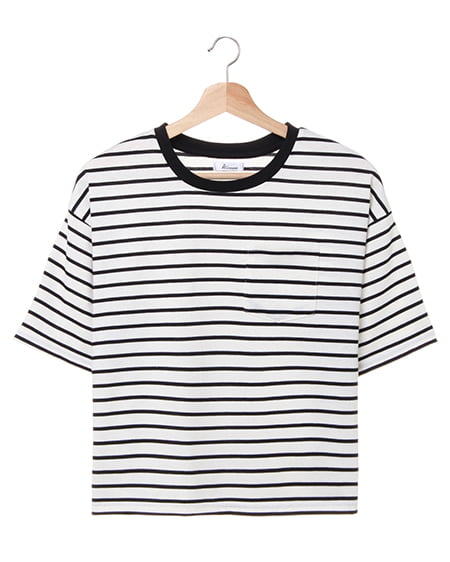 INGNI(イング) 無地ポケット付Tシャツ
