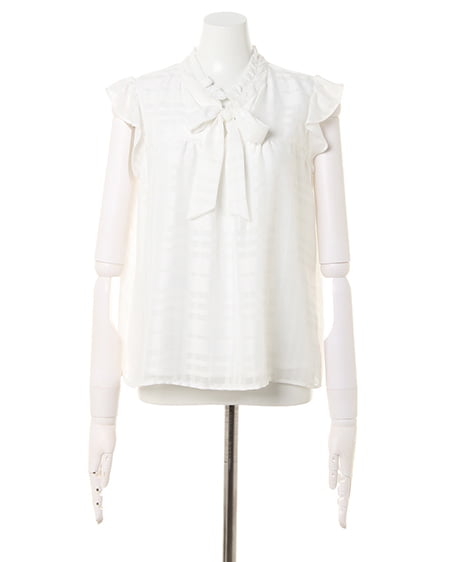 INGNI（イング） シアーボウタイ／トップス ｵﾌﾎﾜｲﾄ