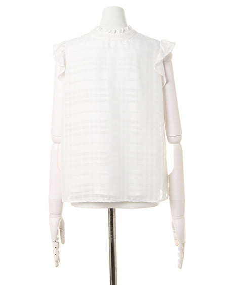 INGNI（イング） シアーボウタイ／トップス ｵﾌﾎﾜｲﾄ