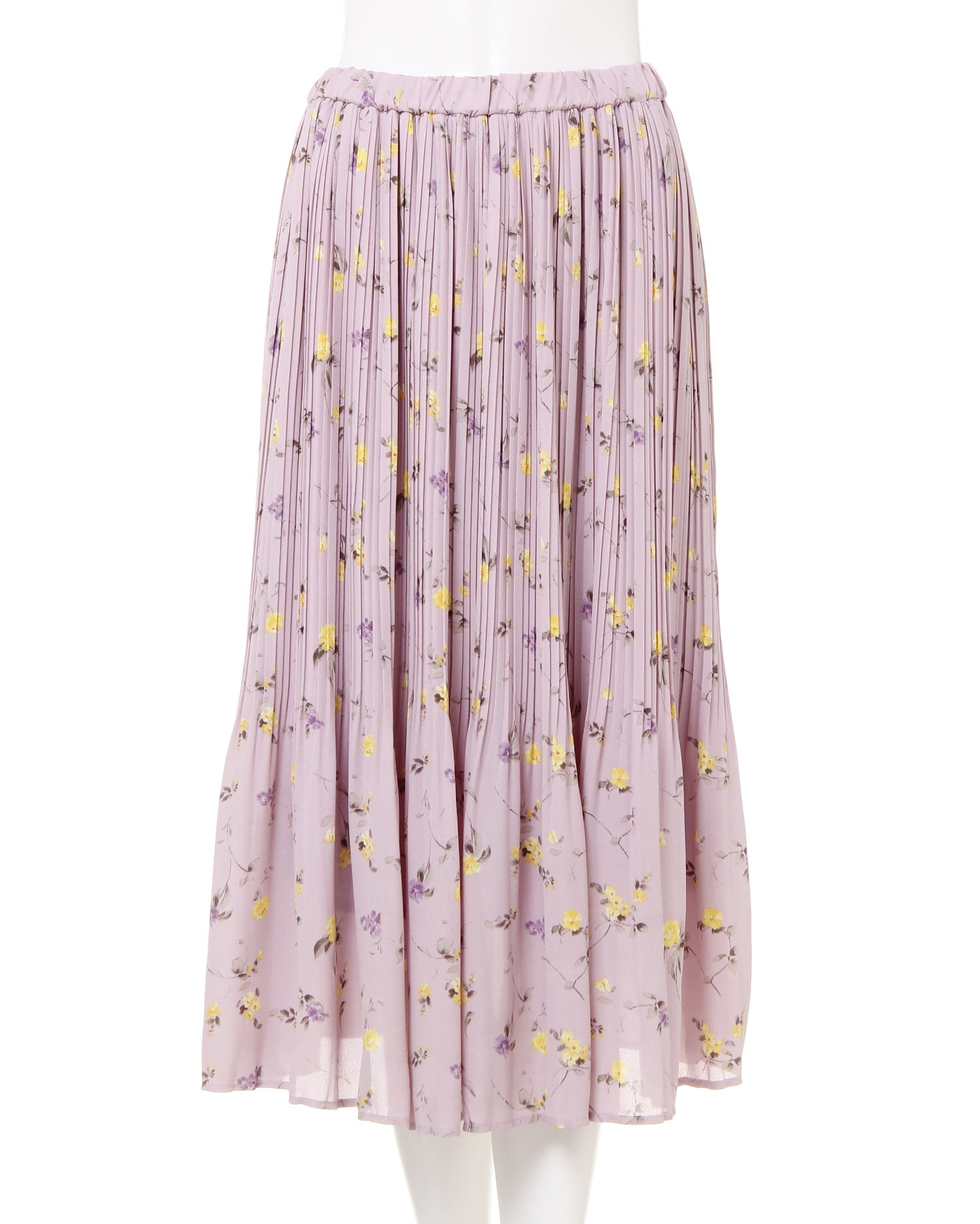 花柄プリーツロングスカート｜allamanda(アラマンダ) 公式通販｜INGNI