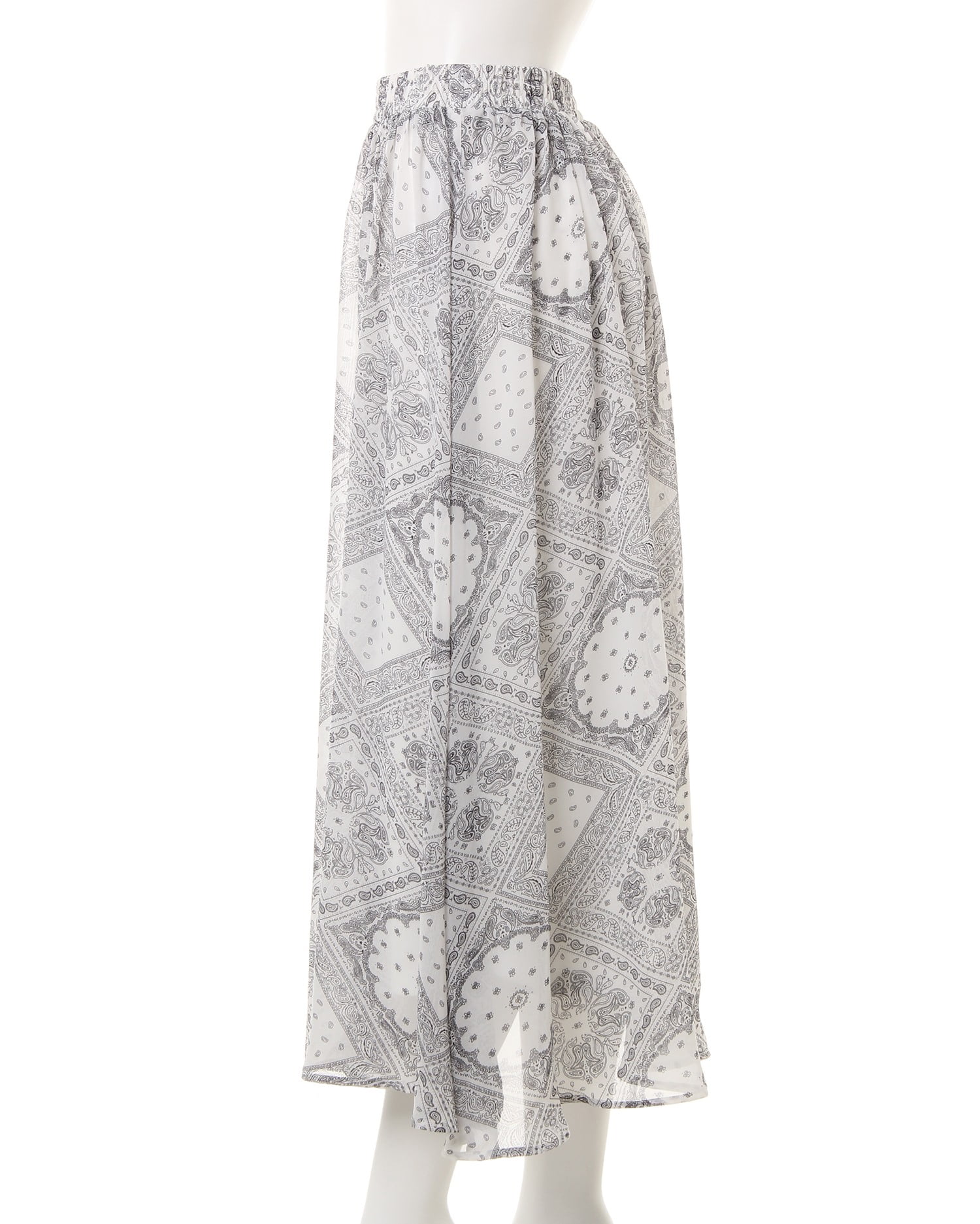 バンダナ柄シフォンスカート｜allamanda(アラマンダ) 公式通販｜INGNI