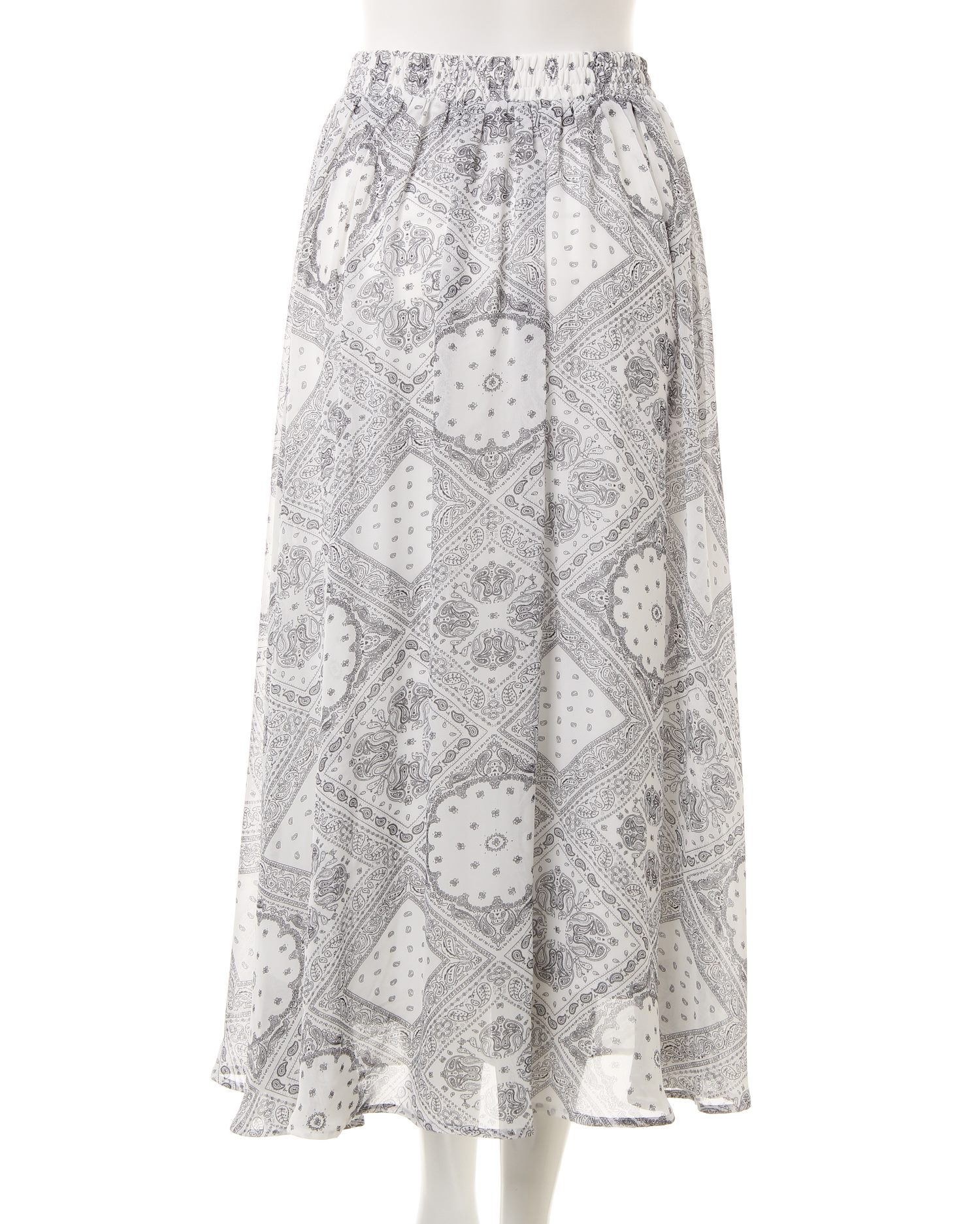 バンダナ柄シフォンスカート｜allamanda(アラマンダ) 公式通販｜INGNI